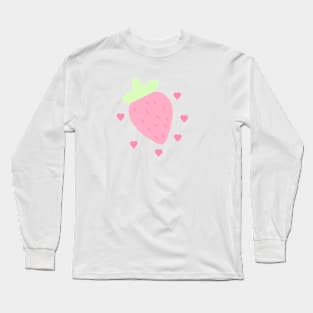 strawberry hearts Long Sleeve T-Shirt